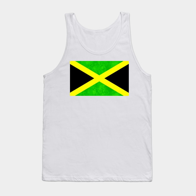 Jamaican Flag Tank Top by TeeCupDesigns